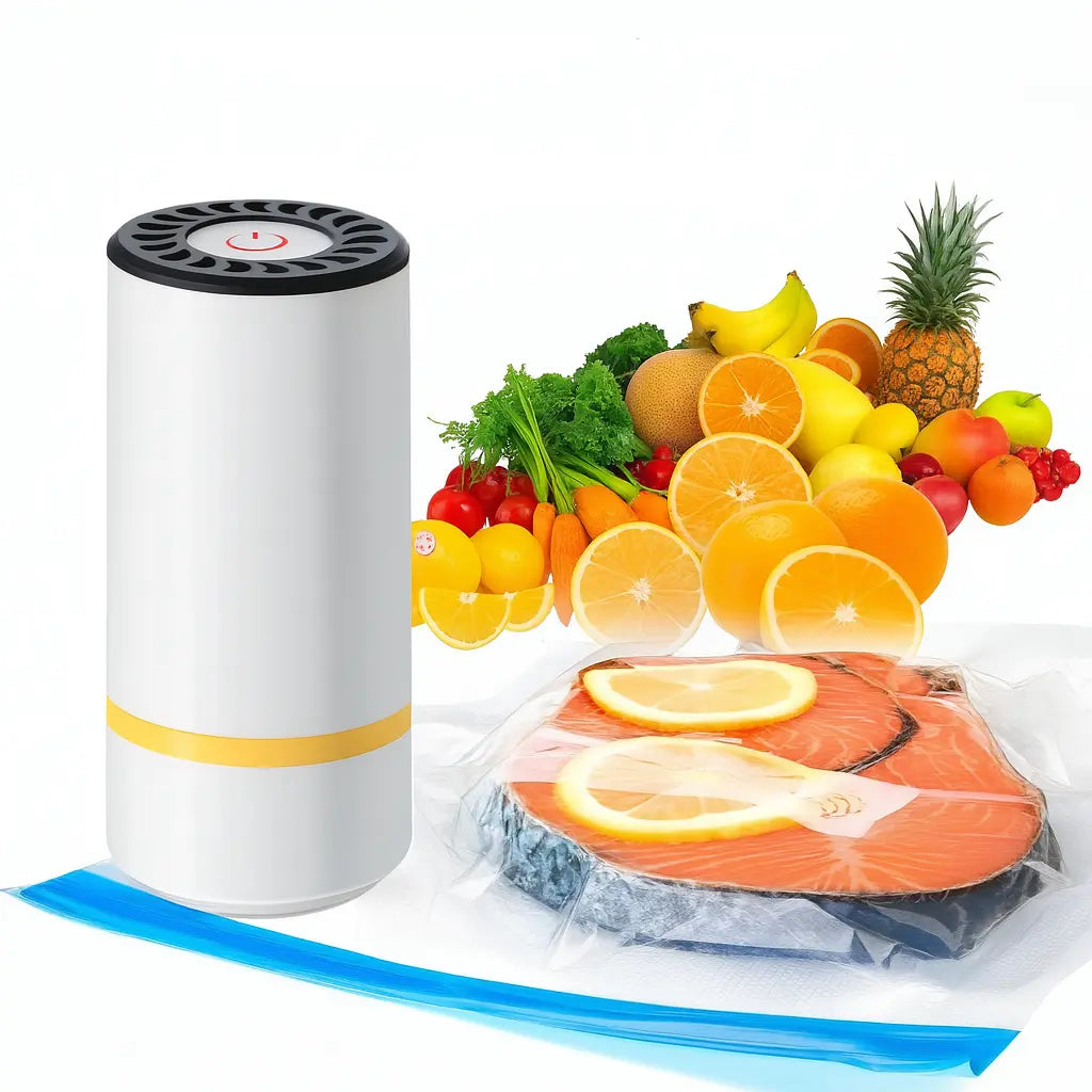 🎁 Free 10 Vacuum Bags – Vacuum Sealer Pump