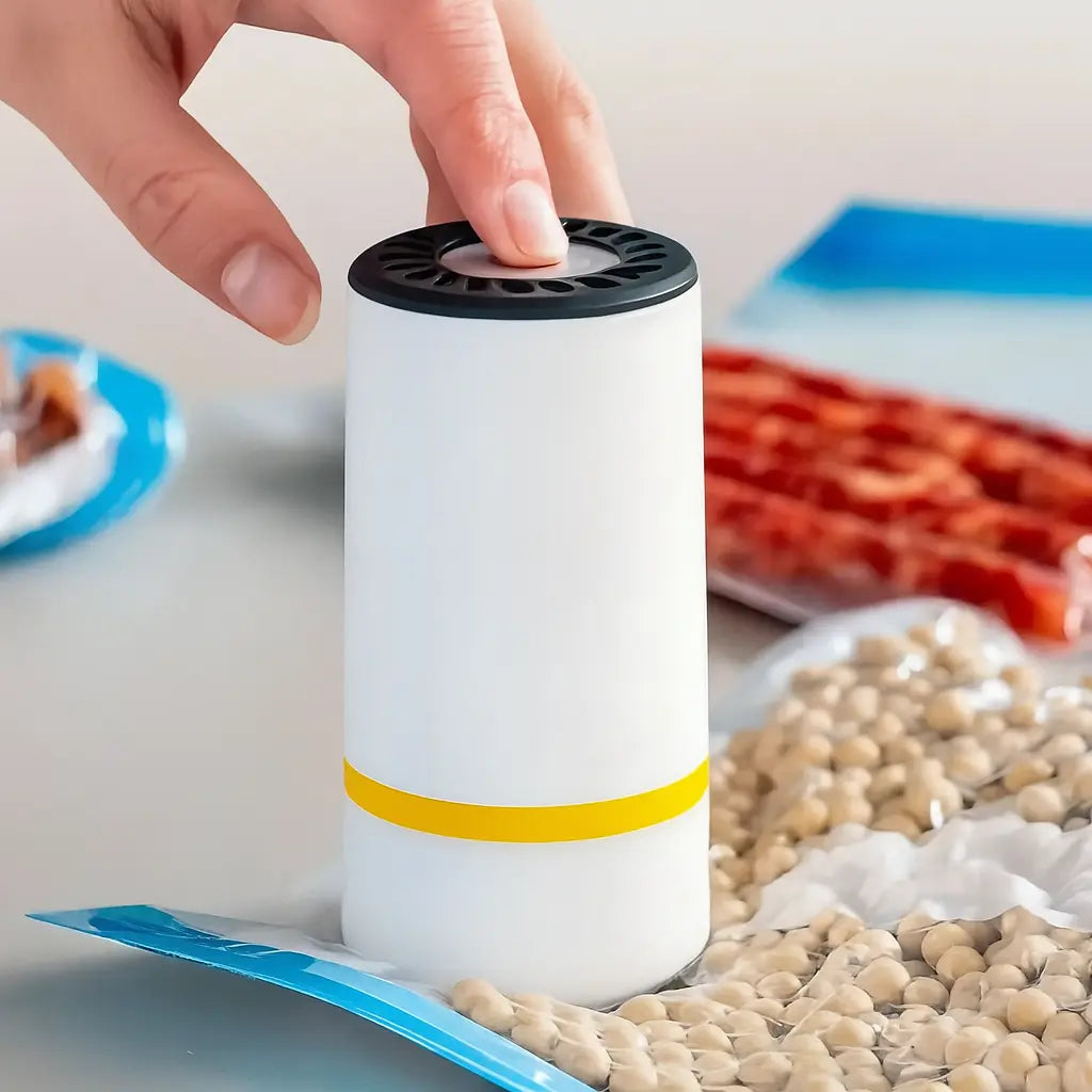 🎁 Free 10 Vacuum Bags – Vacuum Sealer Pump