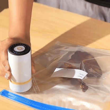 🎁 Free 10 Vacuum Bags – Vacuum Sealer Pump